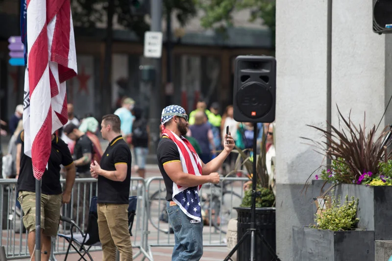 O Proud Boys wspomniał prezydent USA Donald Trump.