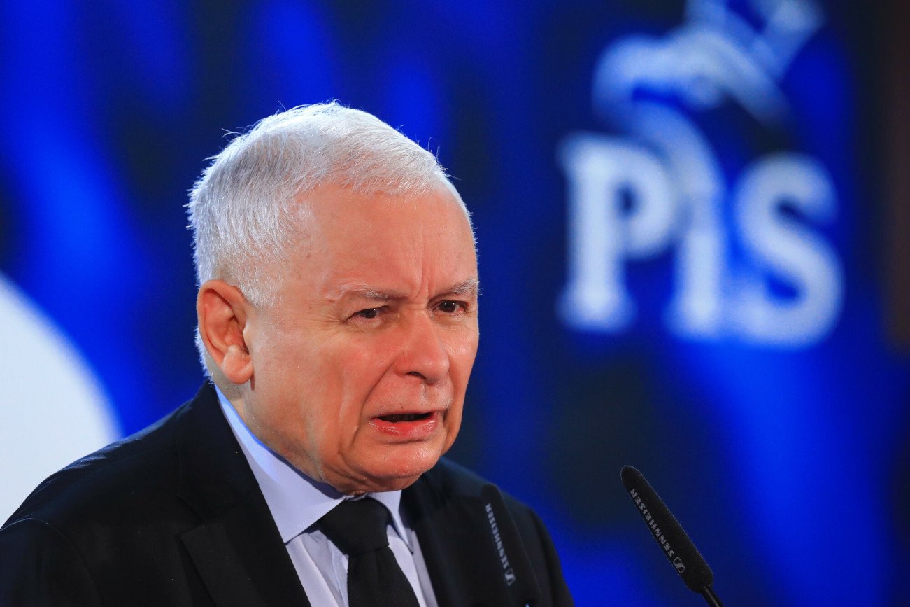Prezes PiS Jarosław Kaczyński.