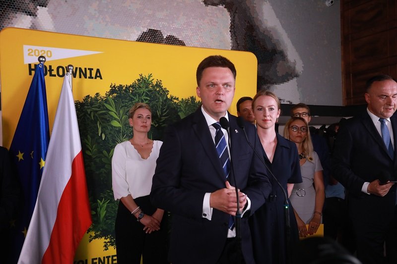 Szymon Hołownia osiągnął trzeci wynik w wyborach prezydenckich.