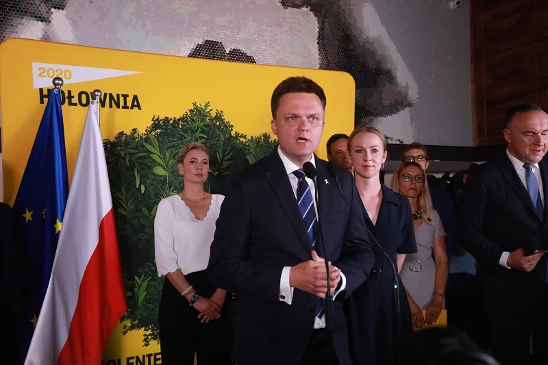 Szymon Hołownia osiągnął trzeci wynik w wyborach prezydenckich.