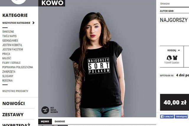 Koszulki biły rekordy popularności.