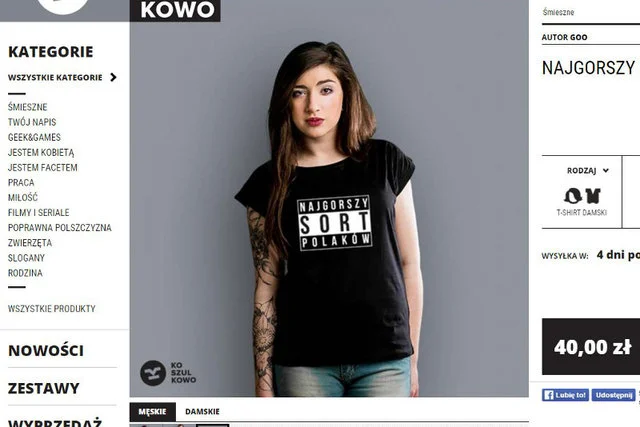 Koszulki biły rekordy popularności.
