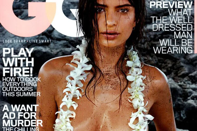 Emily Ratajkowski na okładce magazynu "GQ".