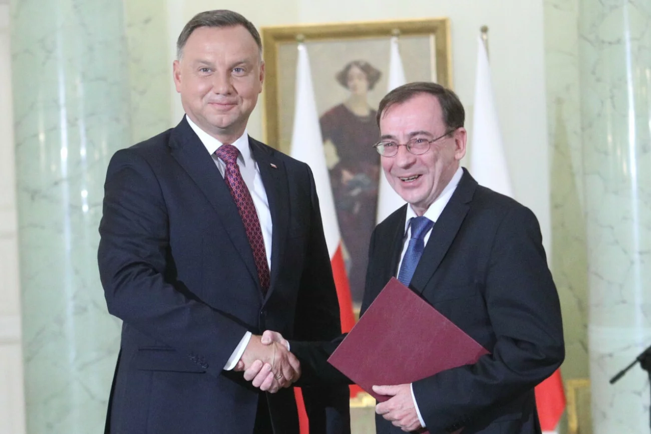 Ułaskawienie Kamińskiego w Sądzie Najwyższym Andrzej Duda i Mariusz Kamiński