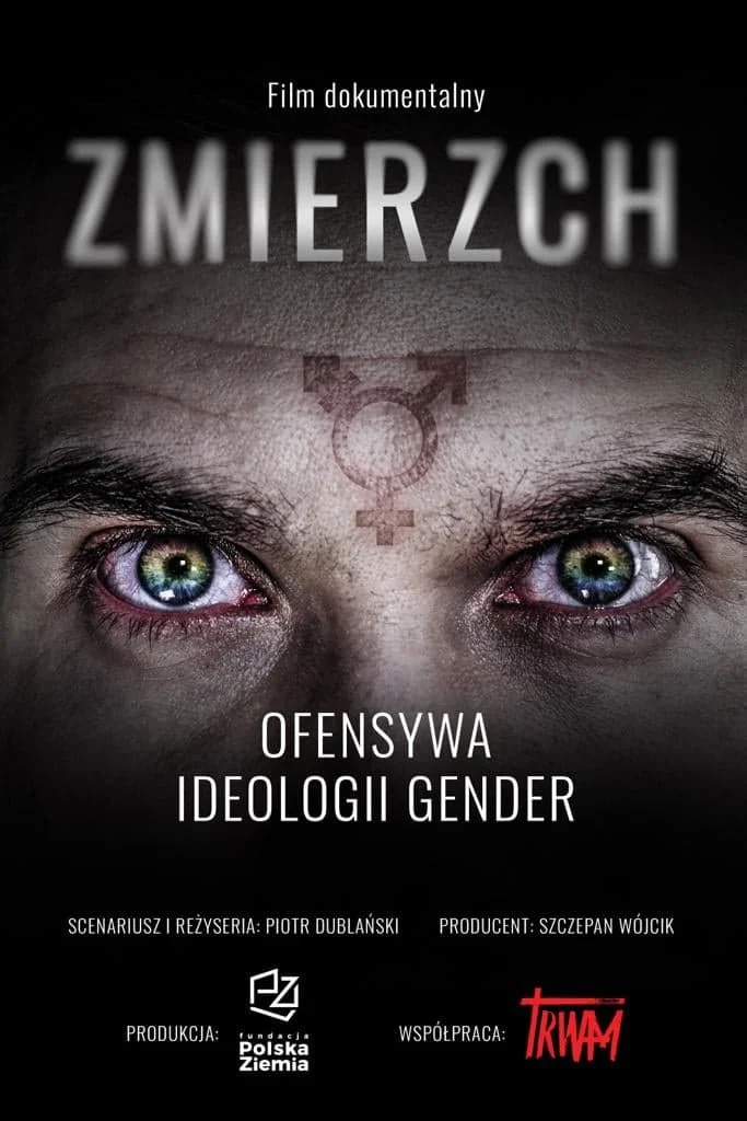 Plakat filmu "Zmierzch. Ofensywa ideologii gender".