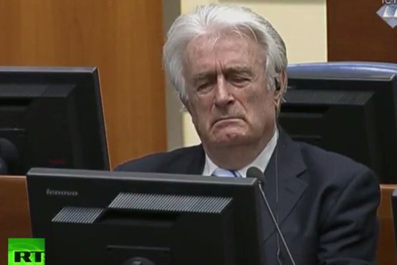 Radovan Karadżić – oskarżony o zbrodnie wojenne i ludobójstwa.