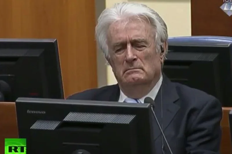 Radovan Karadżić – oskarżony o zbrodnie wojenne i ludobójstwa.