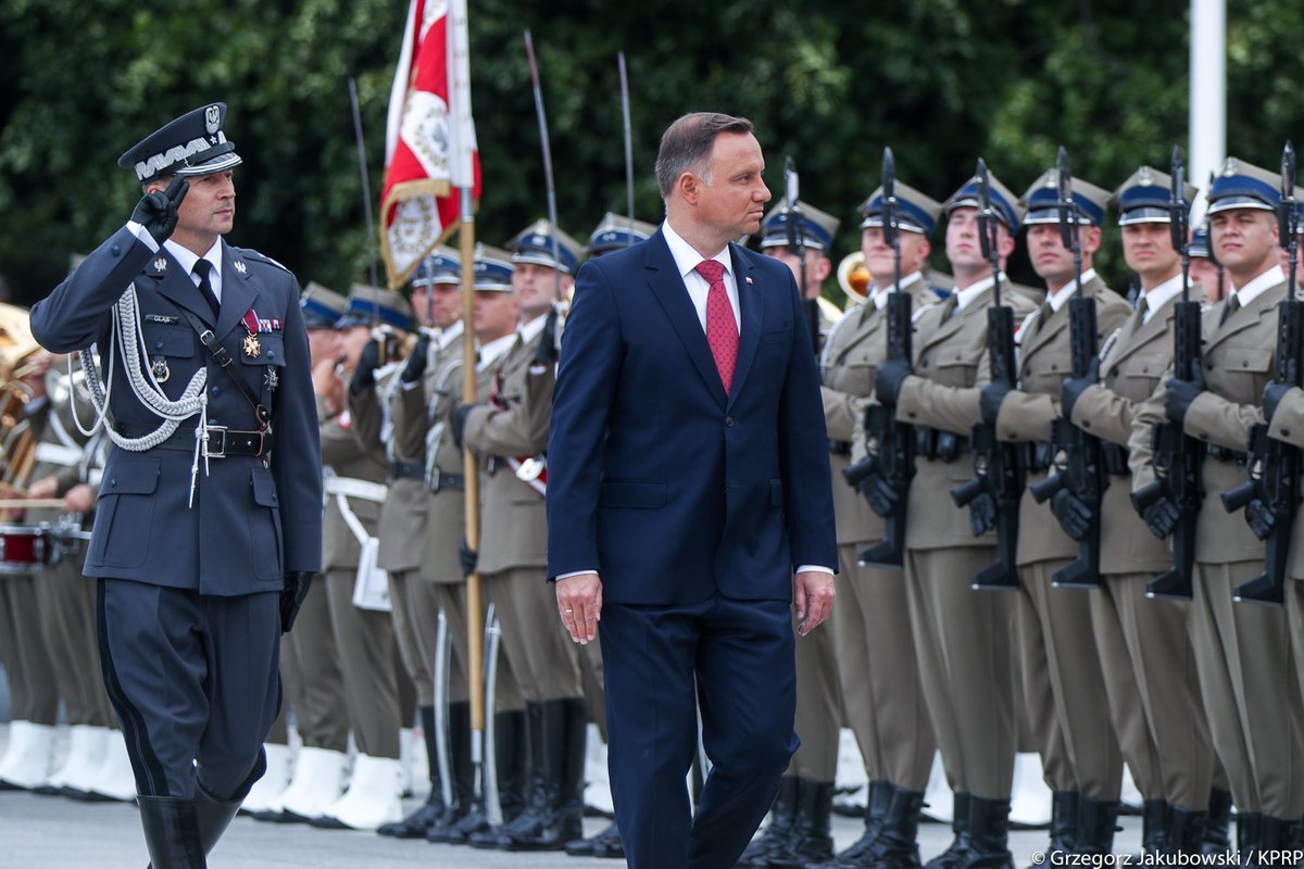 Andrzej Duda poświęcił dużo uwagi Wojskom Obrony Terytorialnej.