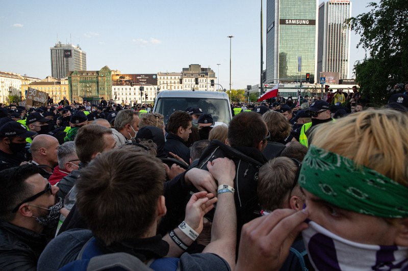 16 maja w Warszawie ma się odbyć kolejny strajk przedsiębiorców w Warszawie. Tak było 8 maja.