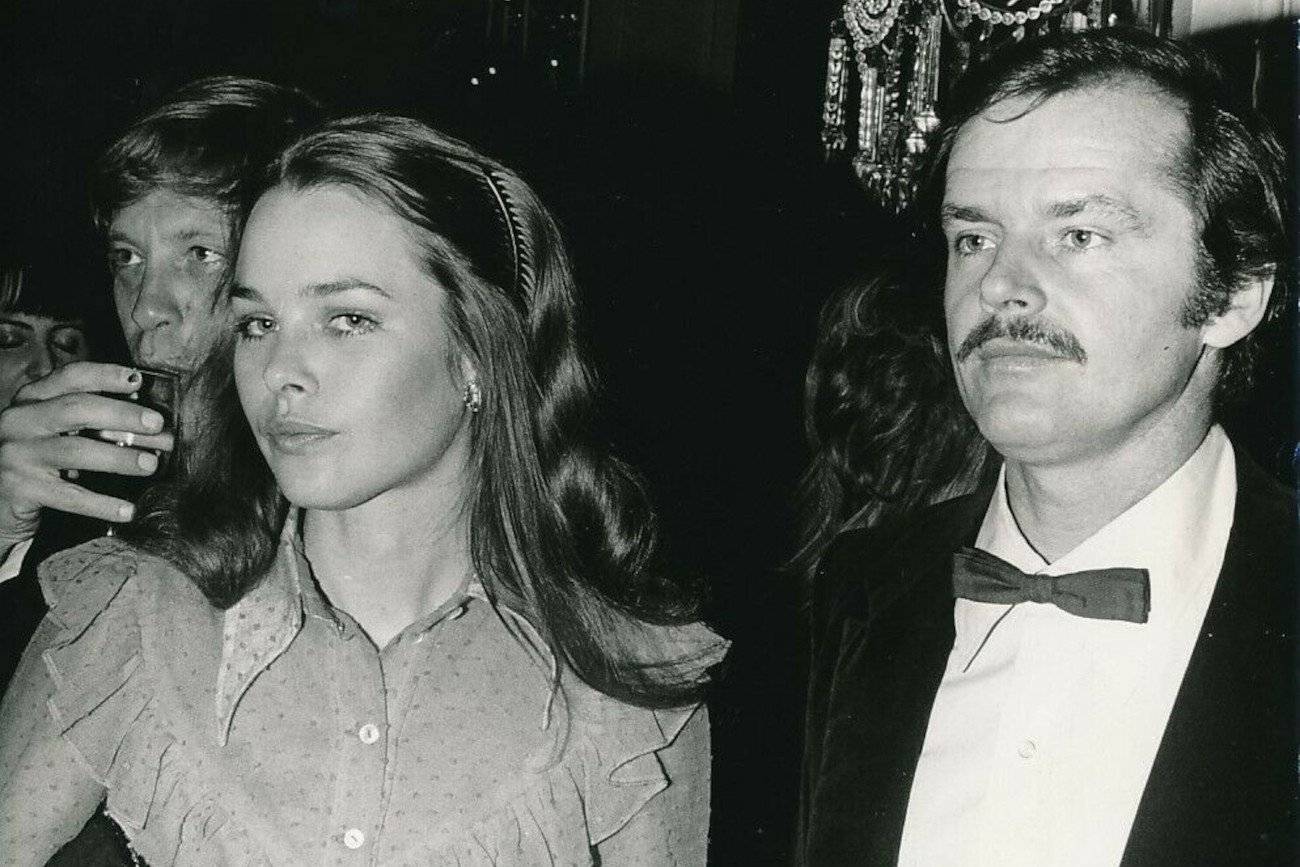 Michelle Phillips i Jack Nicholson na rozdaniu Złotych Globów w 1971 roku