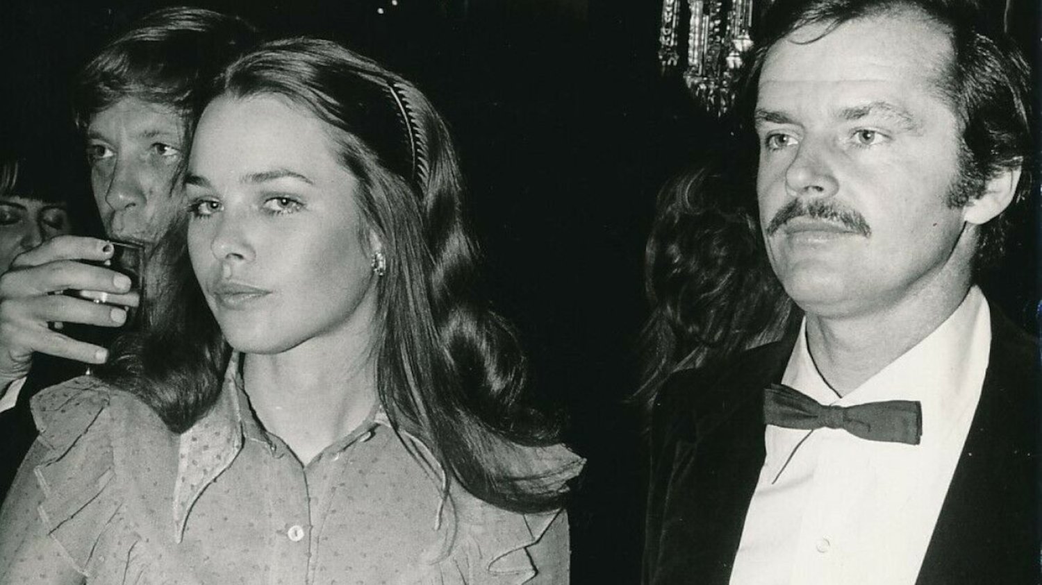 Michelle Phillips i Jack Nicholson na rozdaniu Złotych Globów w 1971 roku