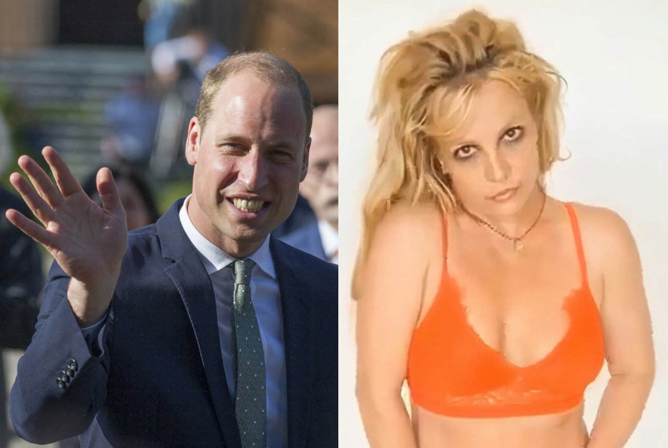 Książę William miał cyberromans z Britney Spears?