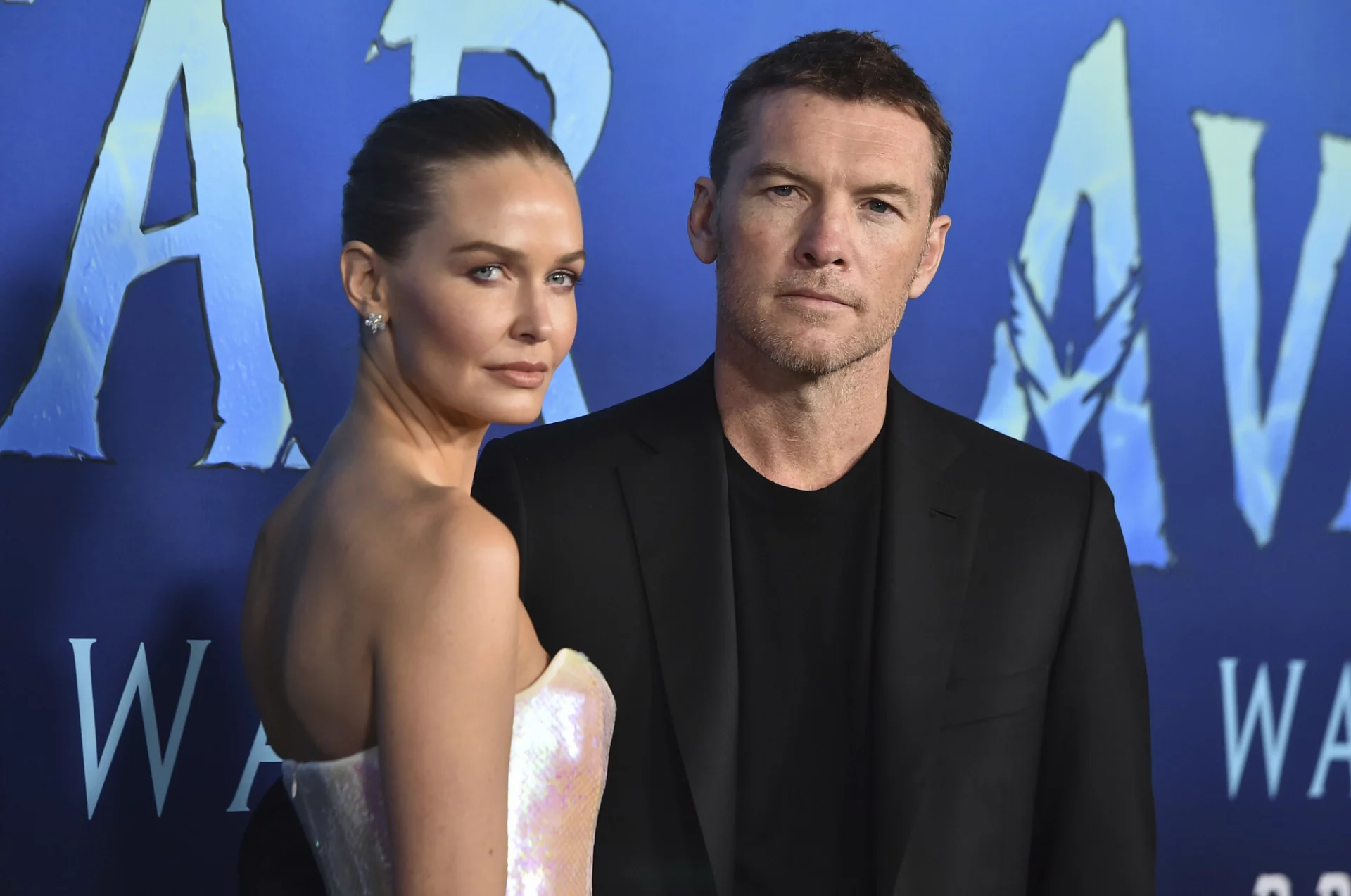 Sam Worthington z żoną Larą Worthington 