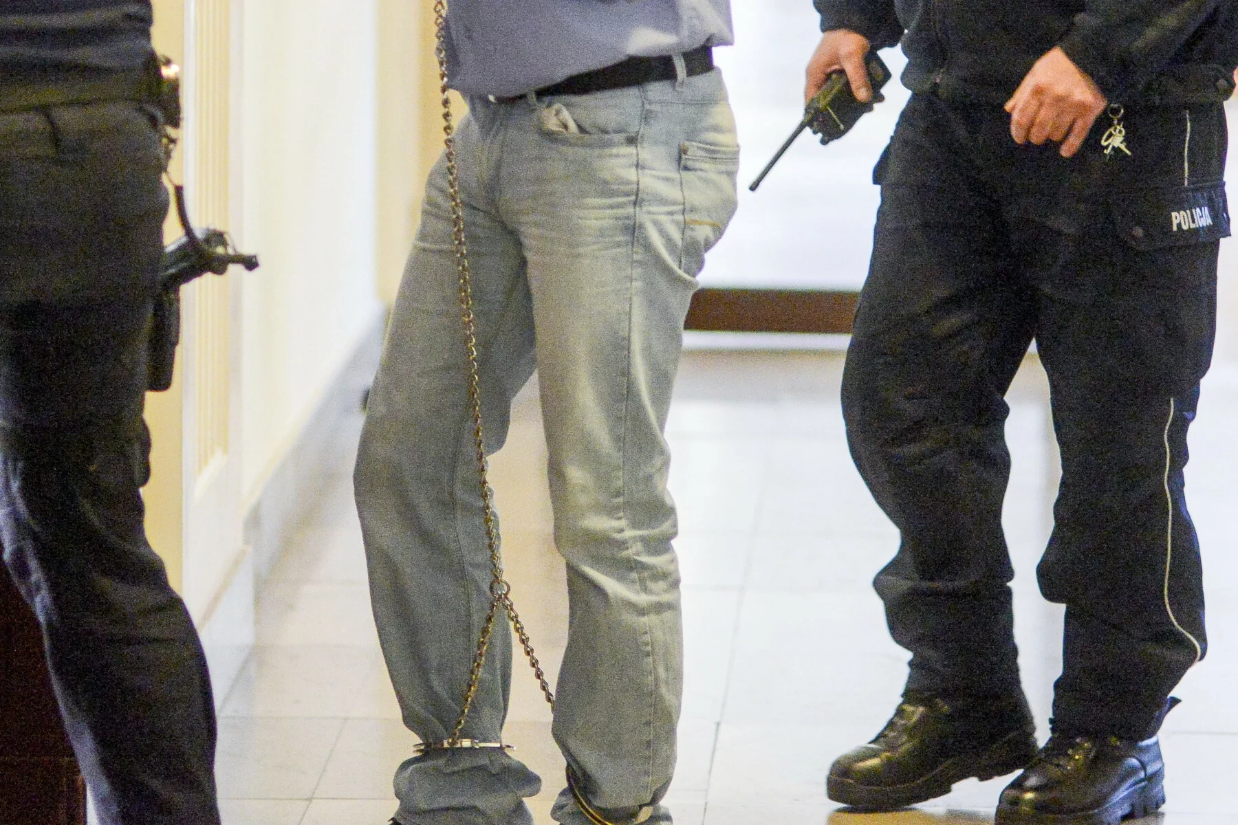 Zatrzymany przez policję. Zdjęcie ilustracyjne.