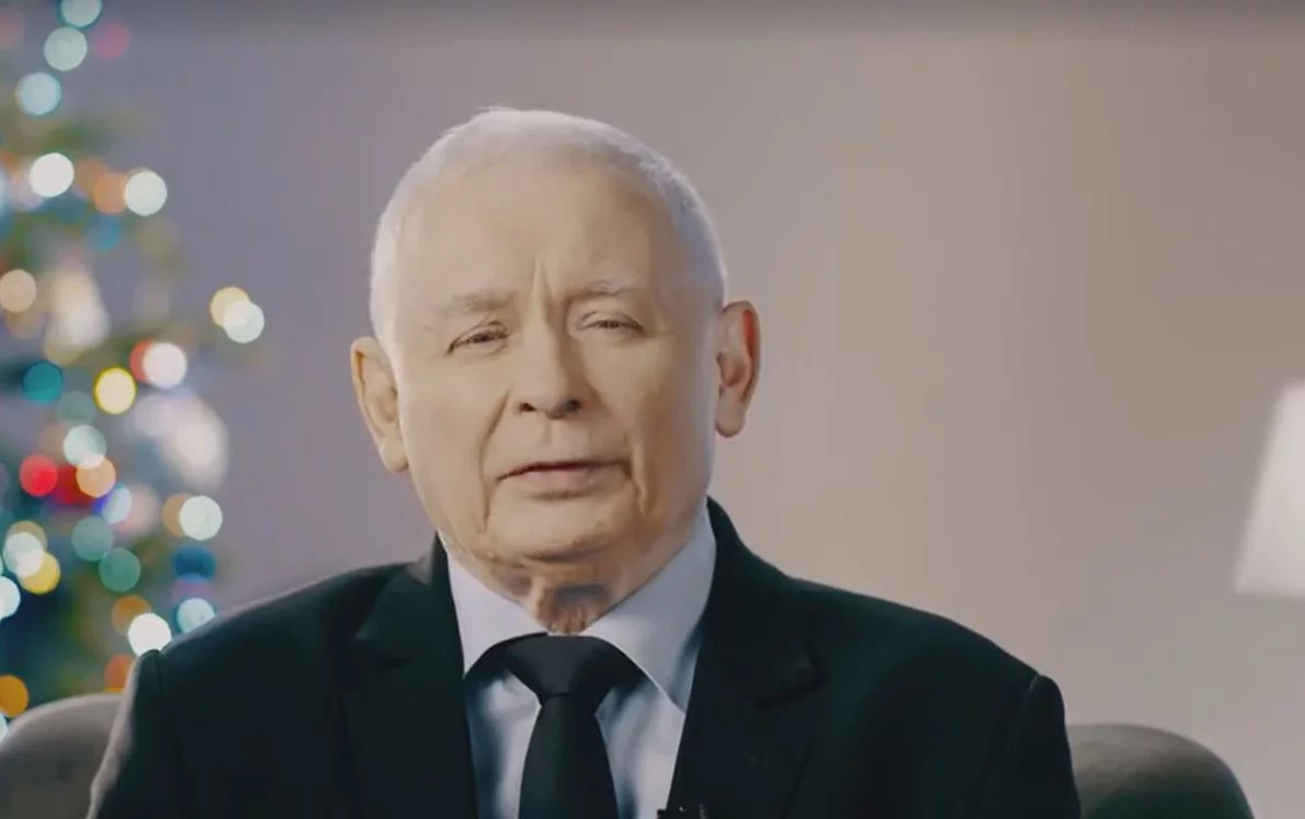 Świąteczne życzenia Kaczyńskiego opublikowano na Facebooku jego partii. Facebook: świąteczne życzenia Jarosława Kaczyńskiego.
