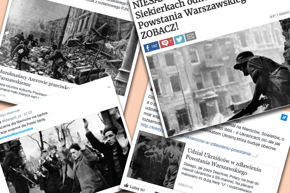 Prawicowcy w rocznicę Powstania Warszawskiego piszą o zrywie stolicy. Po niektórych wpisach przecieramy oczy ze zdumienia.