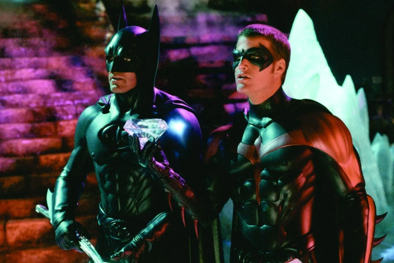 George Clooney i Chris O'Donnell w filmie "Batman i Robin"