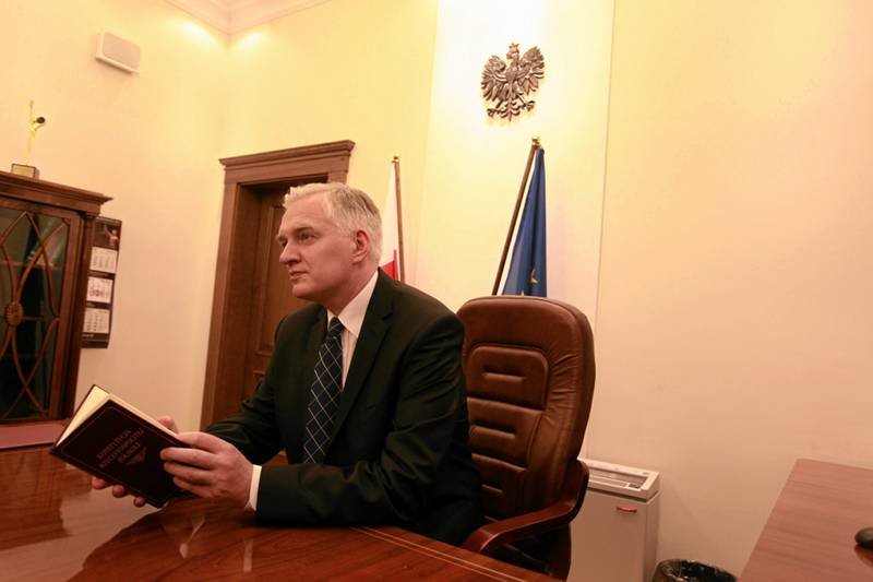 Jarosław Gowin w gabinecie ministra sprawiedliwości