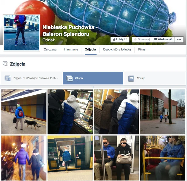 Powstał nawet fanpage poświęcony słynnej kurtce.