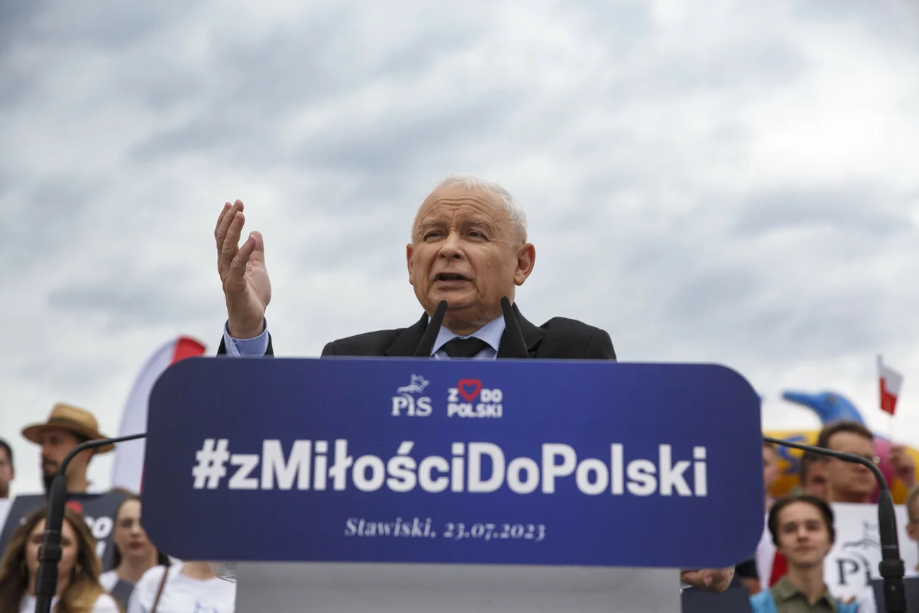 Jarosław Kaczyński na pikniku sfinansowanym z pieniędzy Polaków.