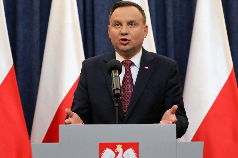 Andrzej Duda na liście głów państw szkodzących wolności mediów.