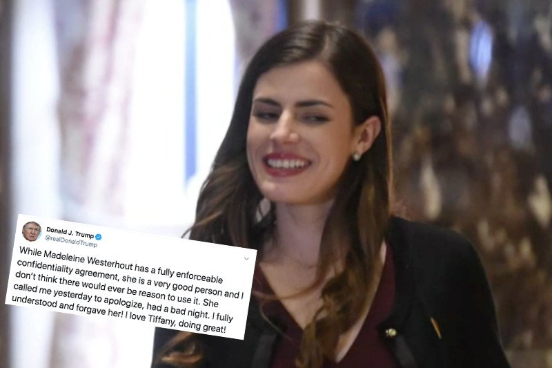 Skandal w Białym Domu z udziałem asystentki Trumpa, Madeleine Westerhout.