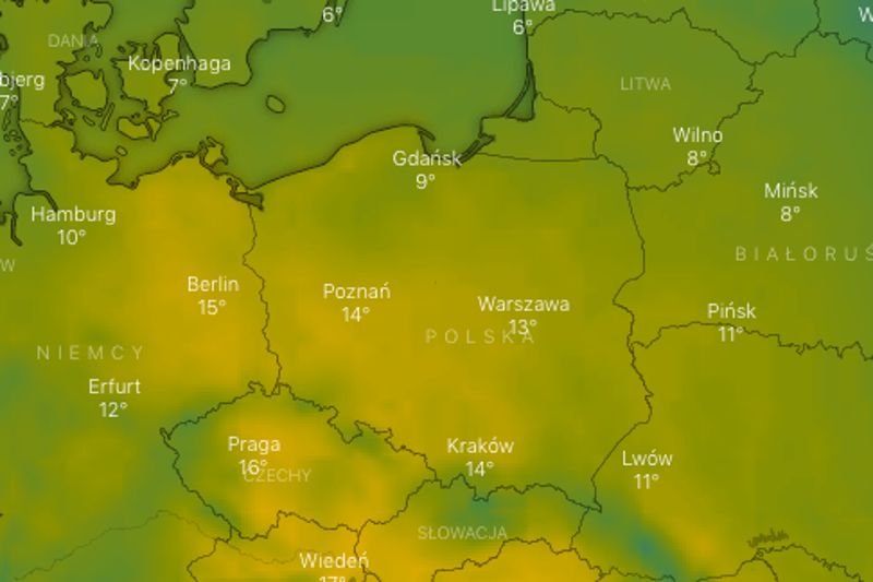 Będzie naprawdę ciepło!