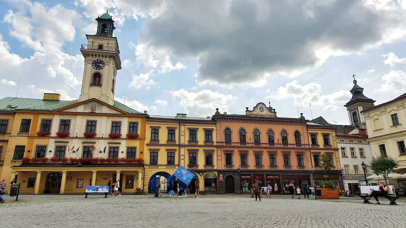 rynek w polskim Cieszynie