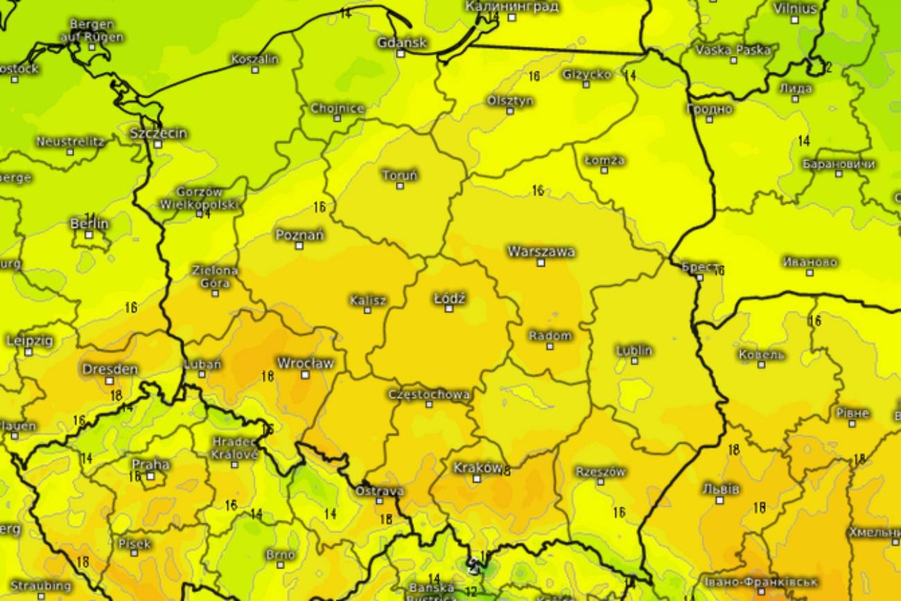 W listopadzie może być nawet 20 st. C.