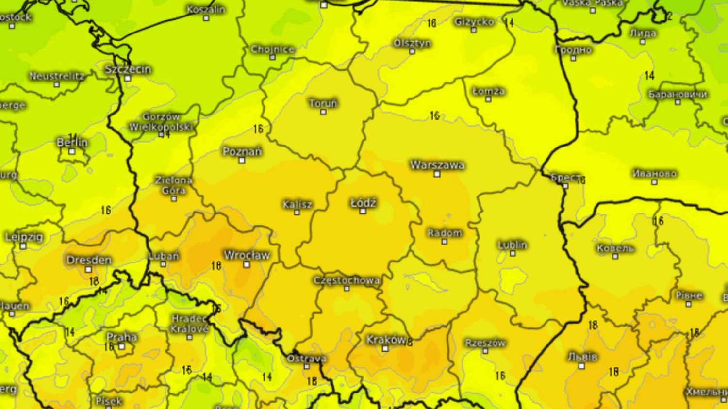 W listopadzie może być nawet 20 st. C.