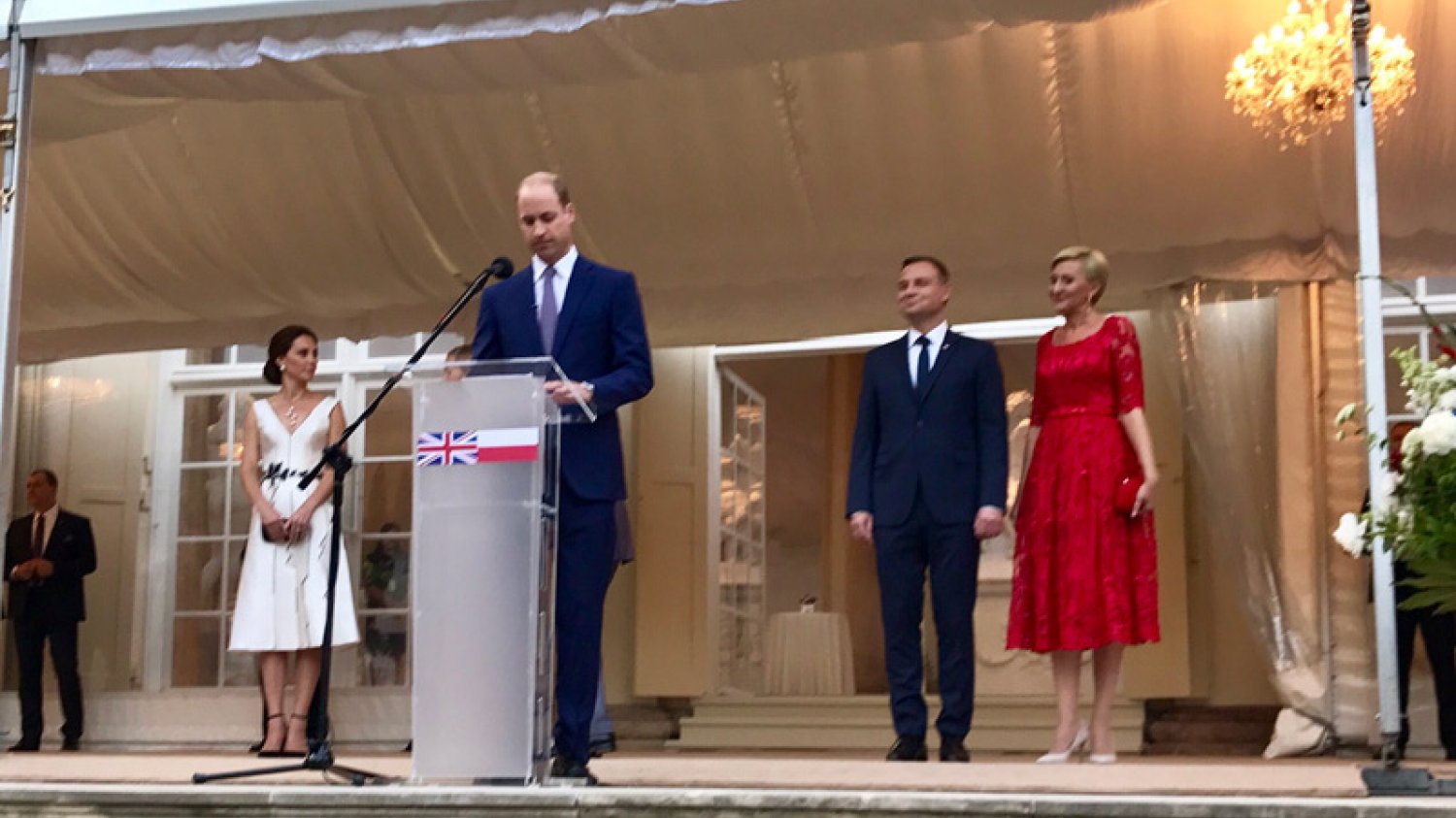 Brytyjski książę William wygłosił przemówienie w Warszawie. Poświęcił je głównie polskiej historii.
