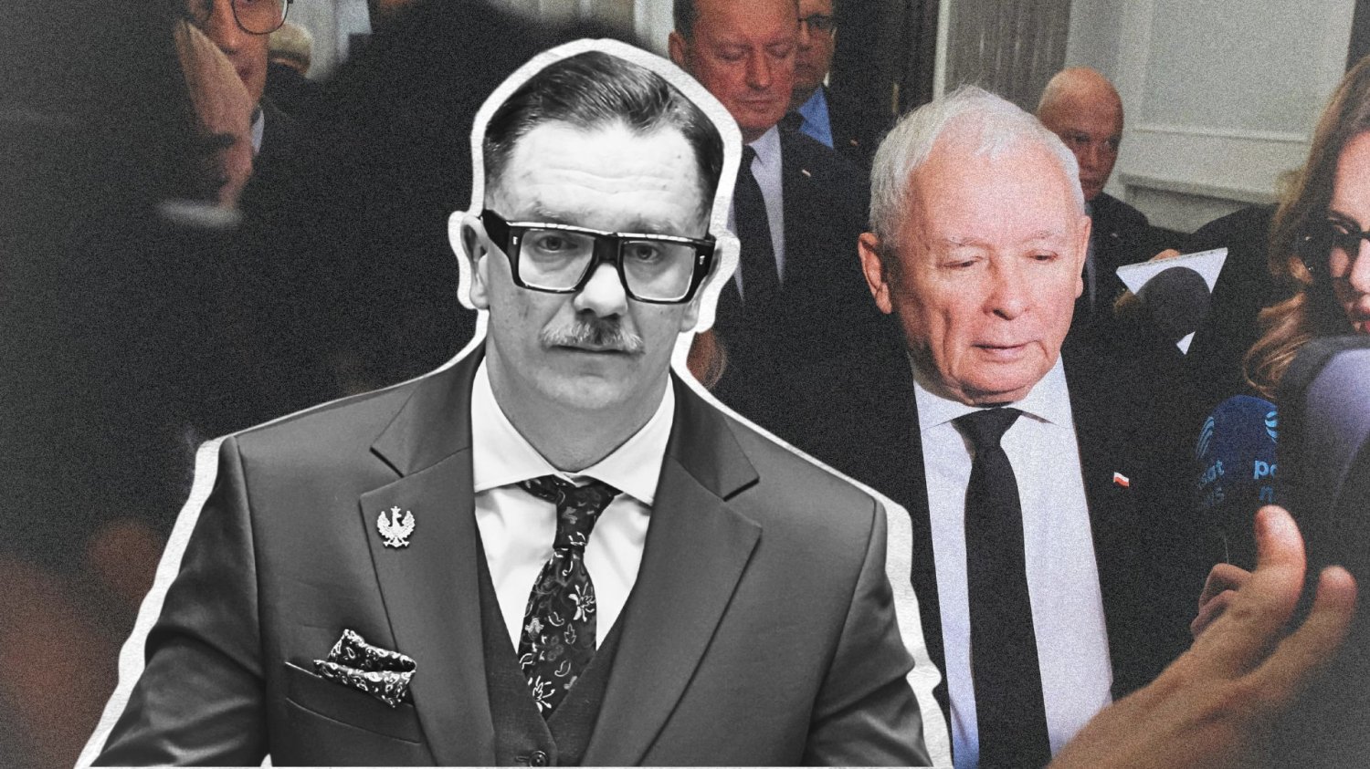 Łukasz Mejza, Jarosław Kaczyński.