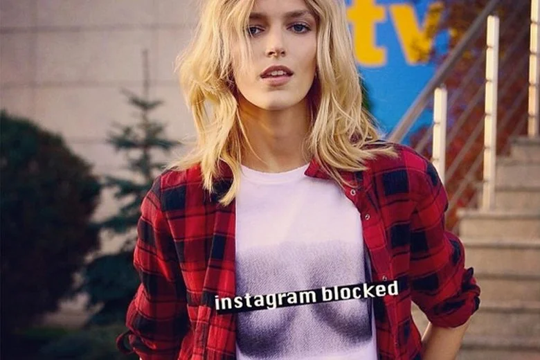 Anja Rubik wyjaśnia, że nie rozbiera się na każde żądanie. To, komu pokażę biust zależy od osoby i celu w jakim ma to zrobić.