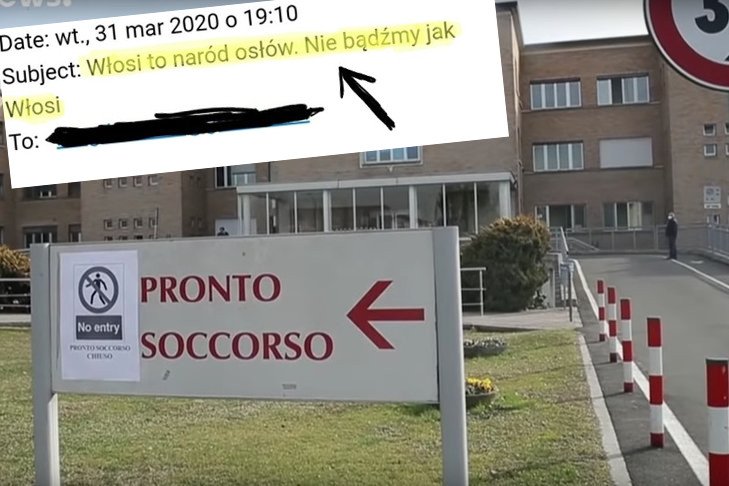 Ambasada Włoch w Warszawie otrzymała maila: "Włosi to naród osłów".