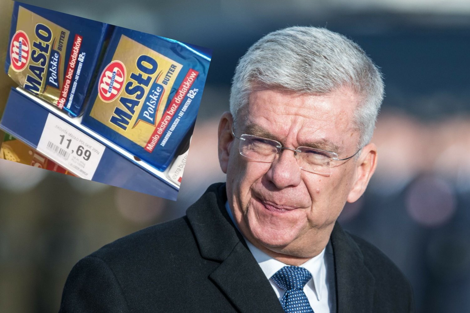Stanisław Karczewski z PiS twierdzi, że "masło wcale nie jest takie drogie".