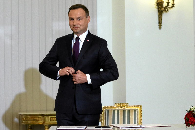 Prezydent Andrzej Duda, na zakończenie swojej wizyty w USA, spotkał się z Polonią w Nowym Jorku.