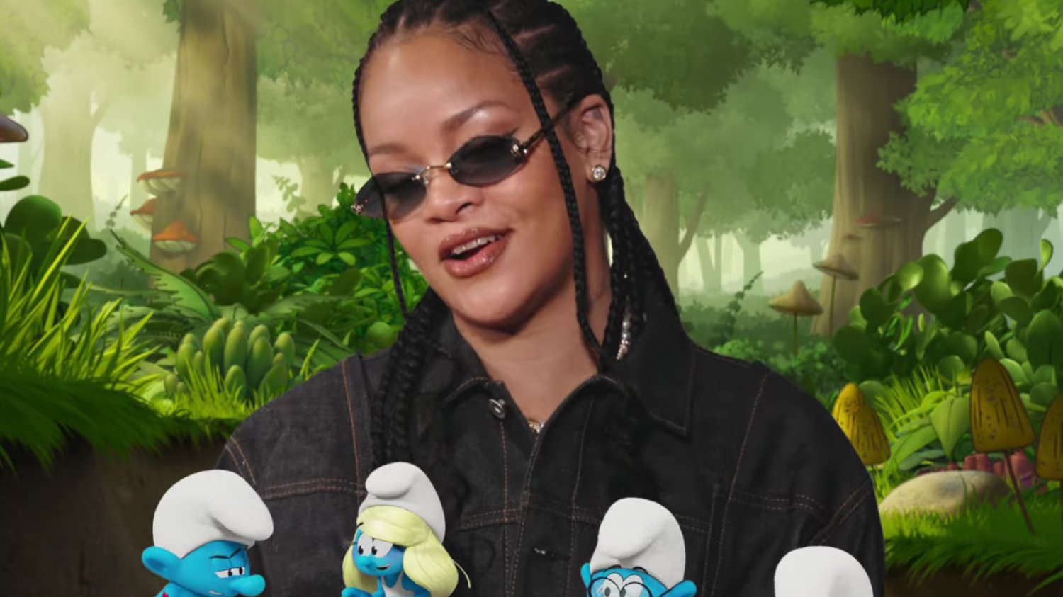Rihanna wzięła udział w nowym filmie o Smerfach.