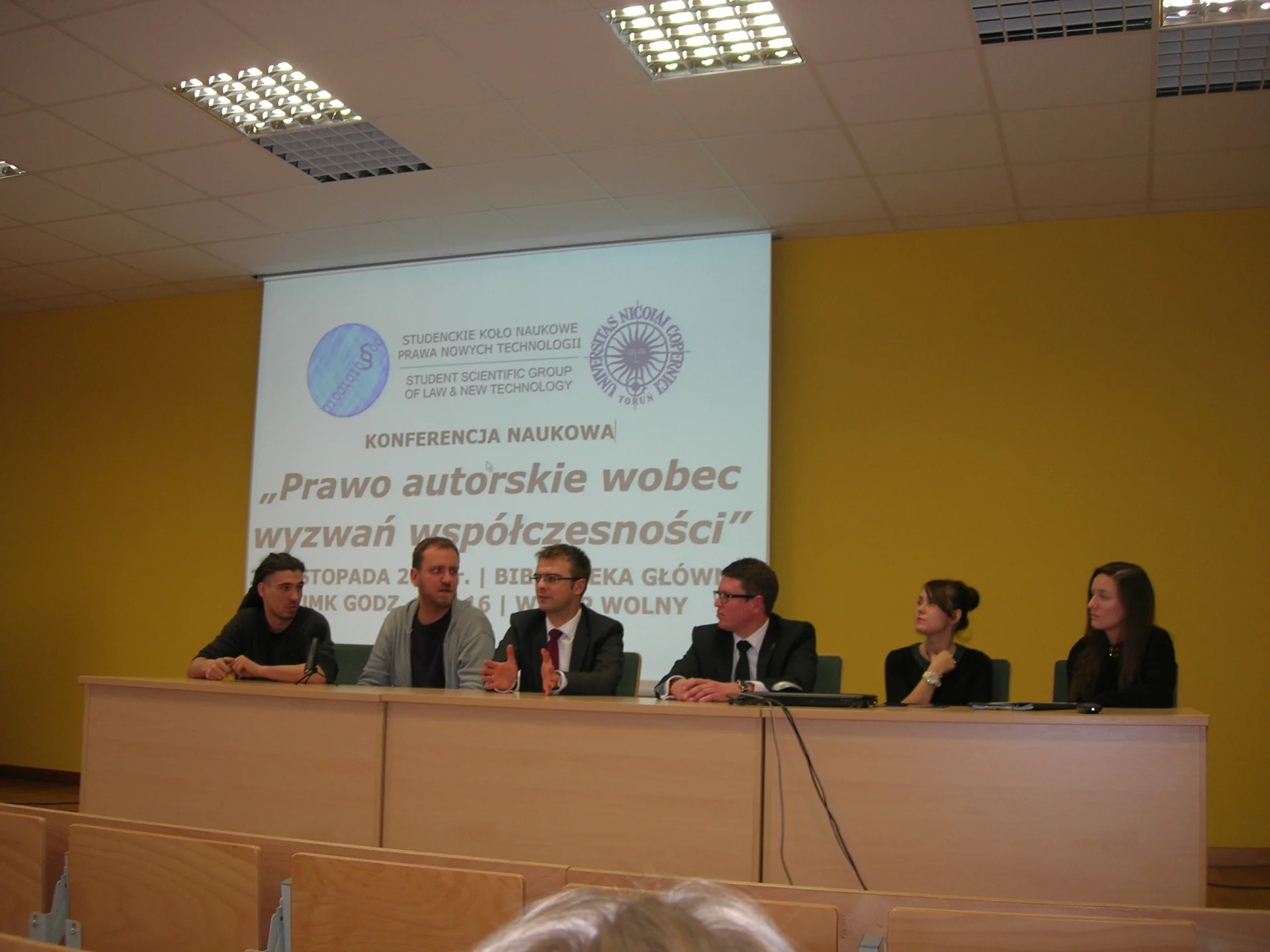 Konferencja „Prawo autorskie wobec wyzwań współczesności” na Uniwersytecie Mikoła Kopernika w Toruniu, z udziałem managementu klubu Projekt LAB