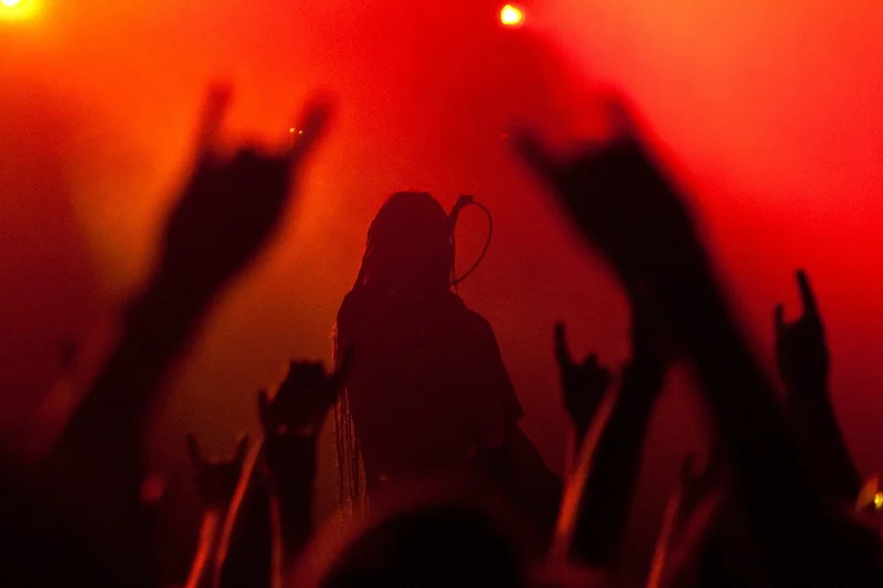 Na zdjęciu - występ Decapitated na festiwalu w Chmielnikach.