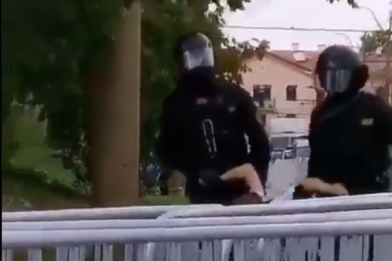 Poseł Michał Szczerba pokazał kolejne nagranie z Białorusi.