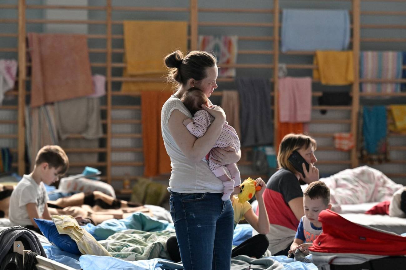 Obóz dla uchodźców z Ukrainy. Trauma wojenna
