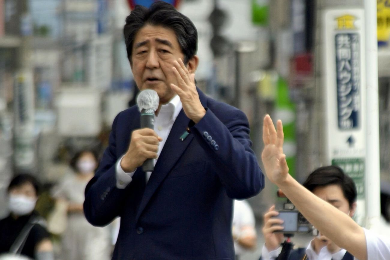 Premier Japonii Shinzo Abe.