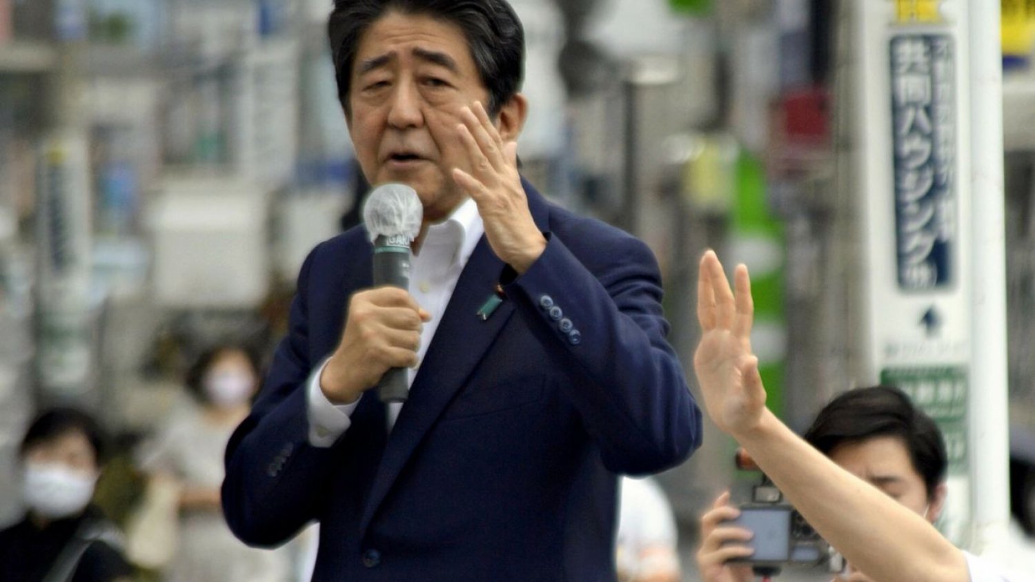 Premier Japonii Shinzo Abe.