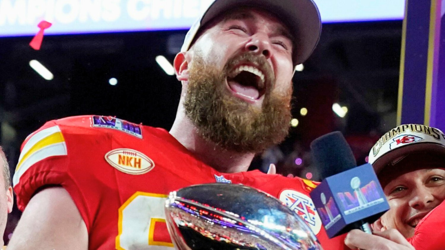 Travis Kelce na Super Bowl