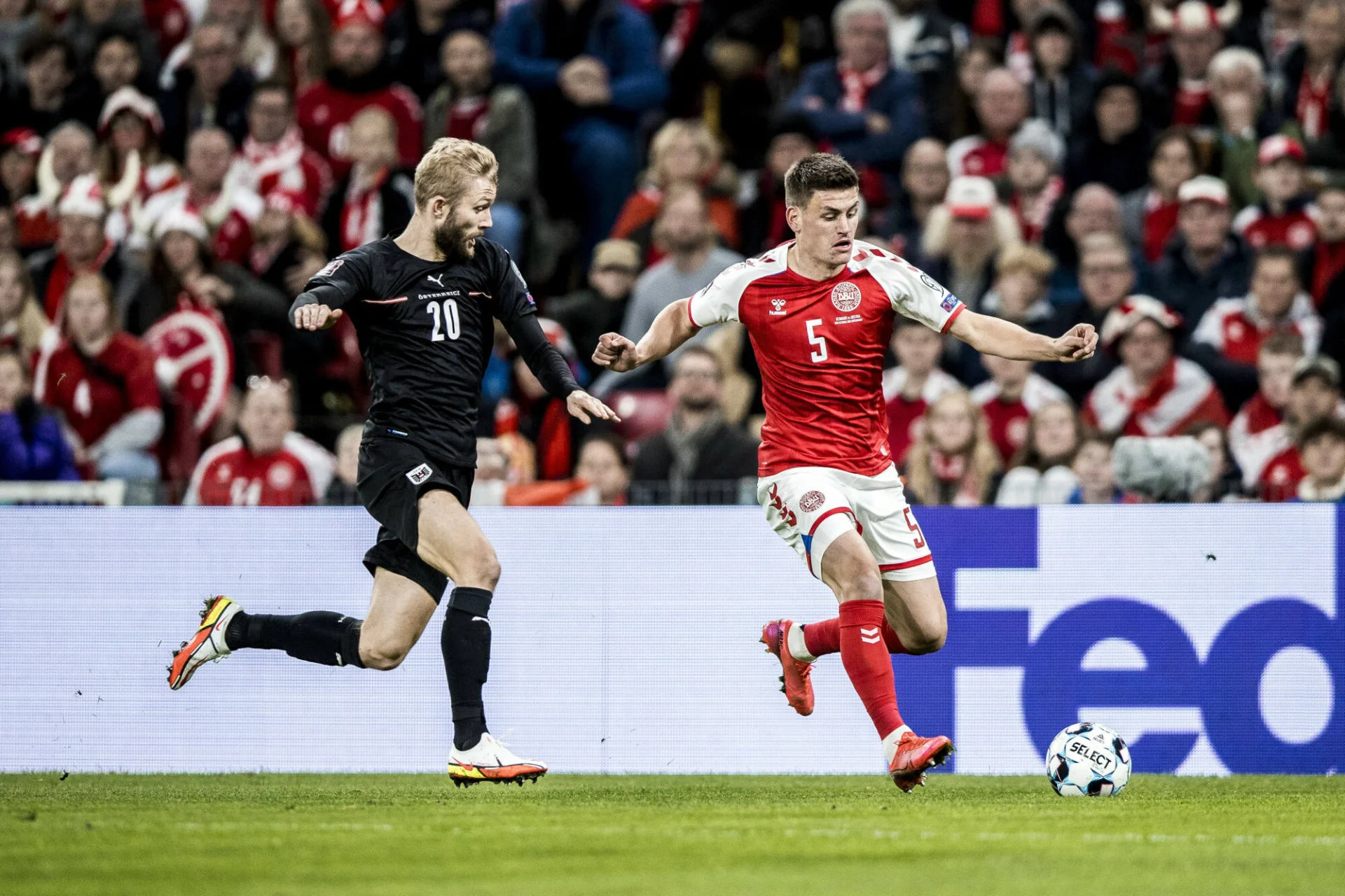 Duńczycy ograli Austriaków w Kopenhadze i mają pewny awans na mundial w Katarze
