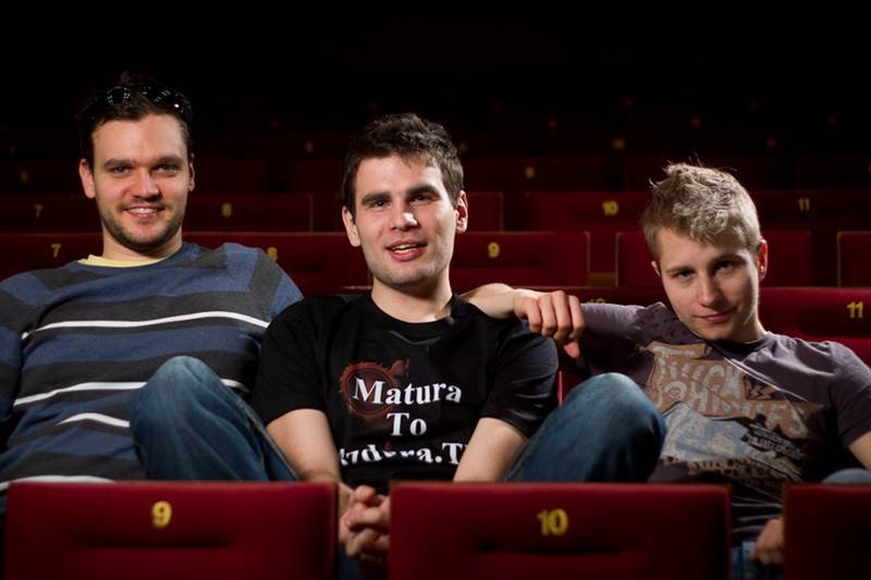 Od lewej: Adam, Kuba i Piotrek