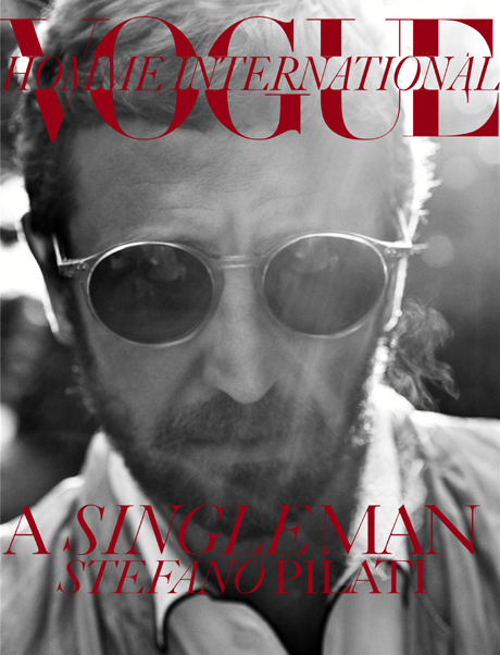 Stefano Pilati na okładce Vogue Homme International