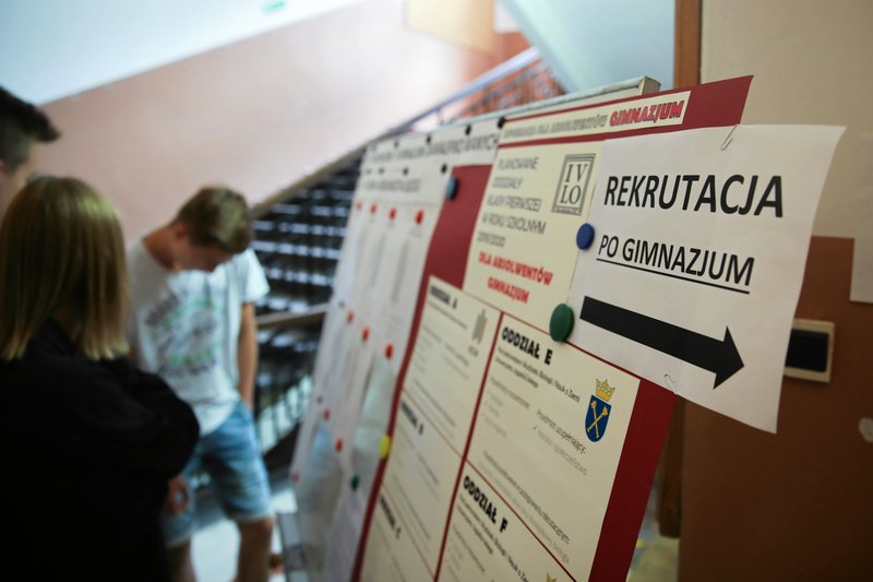 Ponad 800 absolwentów gimnazjów i podstawówek z Olsztyna nie znalazło się na listach przyjętych do nowych szkół.
