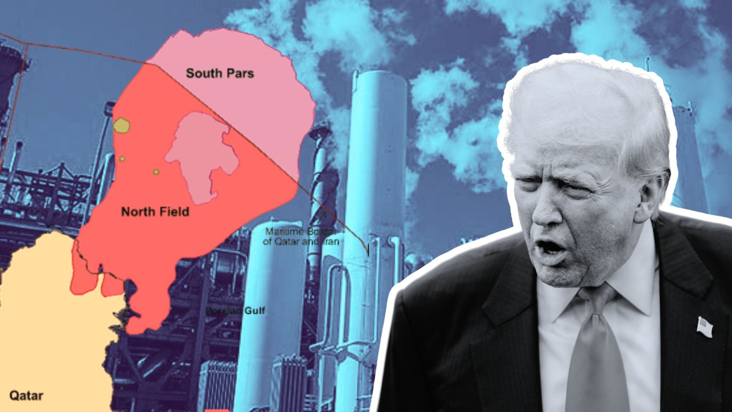 Trump grozi, iż wysadzi South Pars – część największego złoża gazu na świecie. To byłby koszmar
