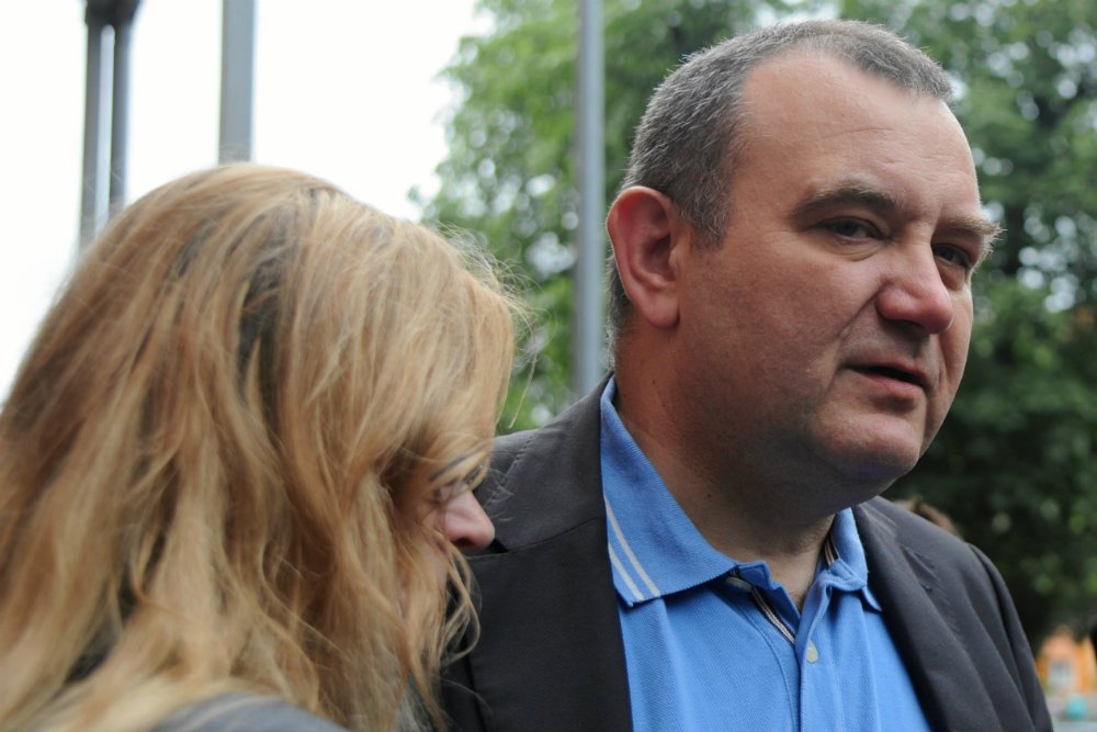 Stanisław Gawłowski z żoną, Renatą Listowską-Gawłowską.